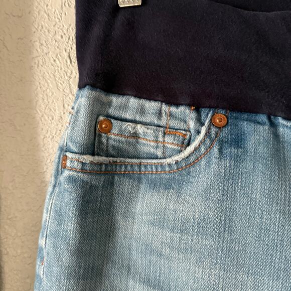 7 For All Mankind A Pea In The Pod Maternity Boot Cut Flare Jeans Size 31 - Picture 7 of 7